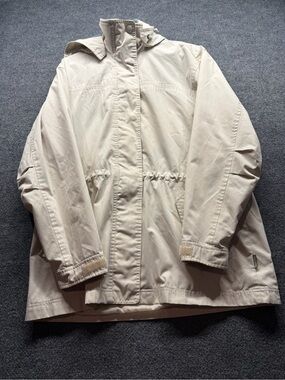 Pacific Trail Light Beige Hooded Raincoat